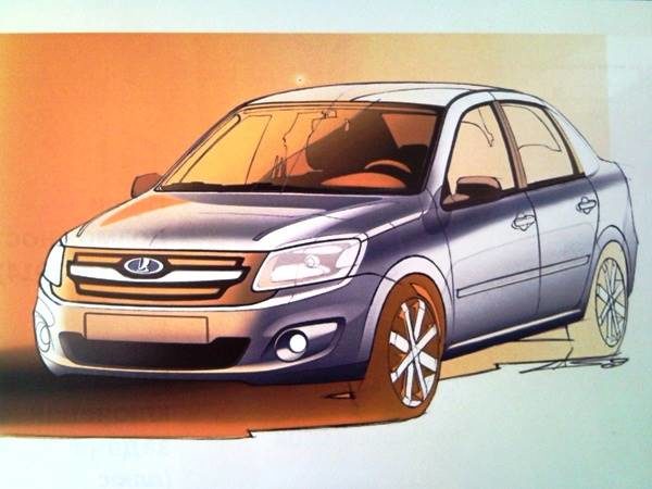 Новый бюджетный автомобиль АВТОВАЗа на платформе «Калины» существует пока на стадии техзадания