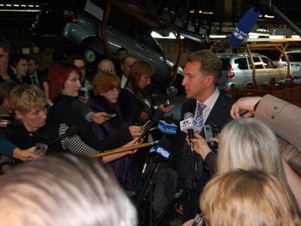 Игорь Шувалов на&nbsp;АВТОВАЗе