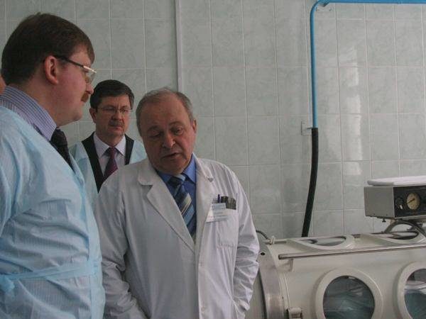 На открытии центра