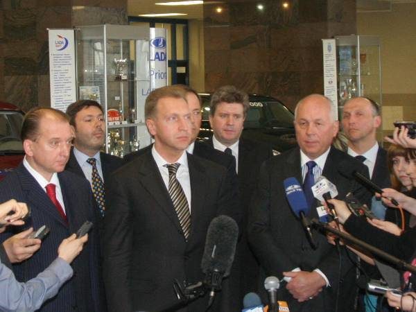 Игорь Шувалов на АВТОВАЗе